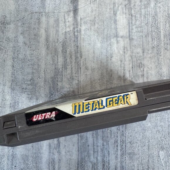 Metal Gear (Nintendo Entertainment System, NES, 1988) Authentic Tested Working - Picture 3 of 4